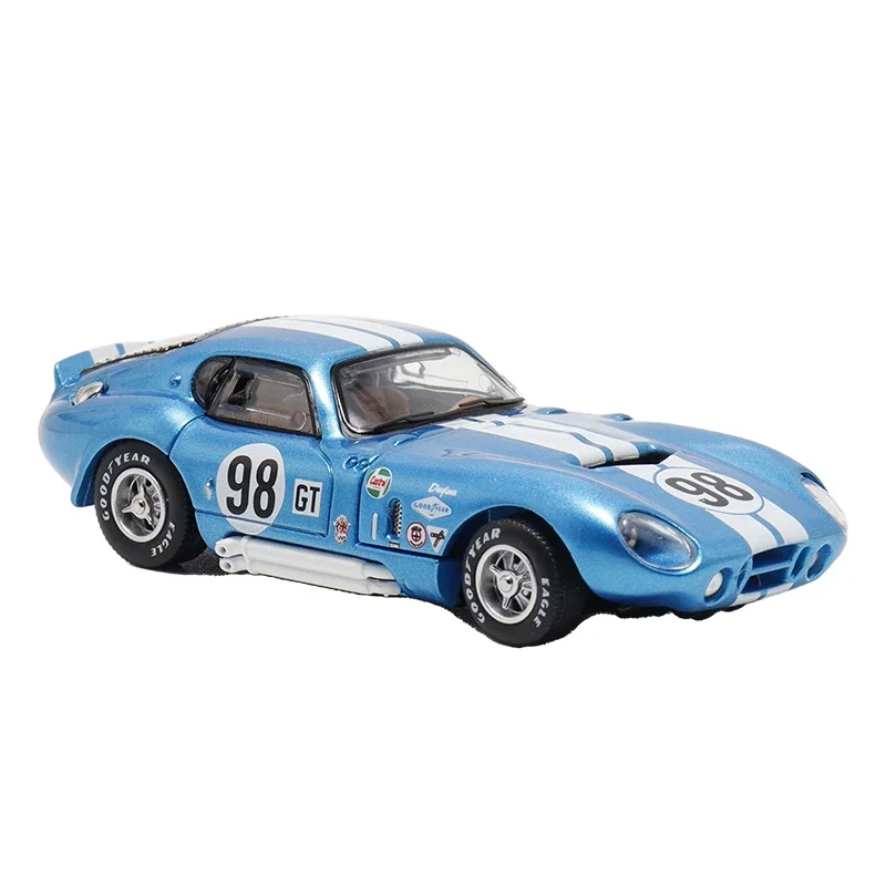 نموذج سيارة من السبائك Shelby Daytona Coupe 1:64 من Fine Works، مجموعة ألعاب زخرفية للأطفال، لهدايا العيد للأطفال.