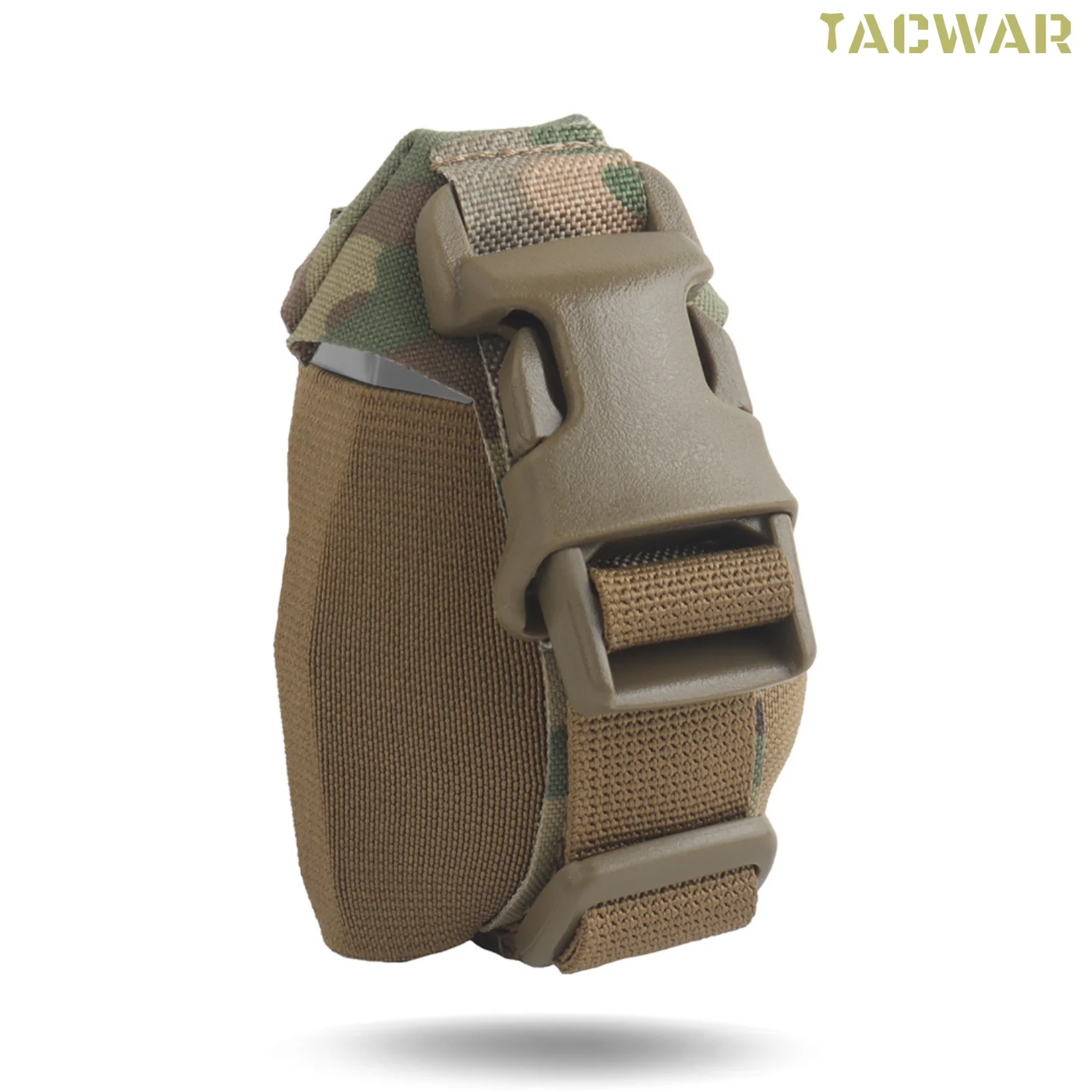 Compact Flexible Grenade Pouch MOLLE Elastic Storage Bag for Plate Carrier Vest Belt Airsoft Wargame Gear