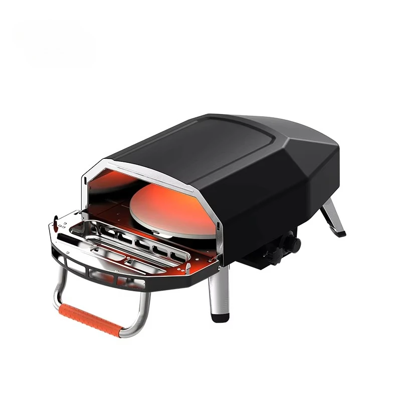 

Professional Buy Small Pizza Making Neapolitan Portable Rotating Gas Pizza Oven for Restaurant