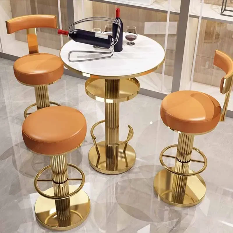 

Designer Luxury Bar Stools Nordic Modern Swivel Party Bedrooms Bar Chair Counter Ergonomic Adjustable Cadeira Salon Furniture