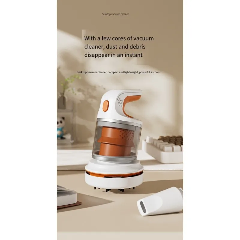 Retail Mini Desktop Multi-Function Vacuum Cleaner - USB Rechargeable