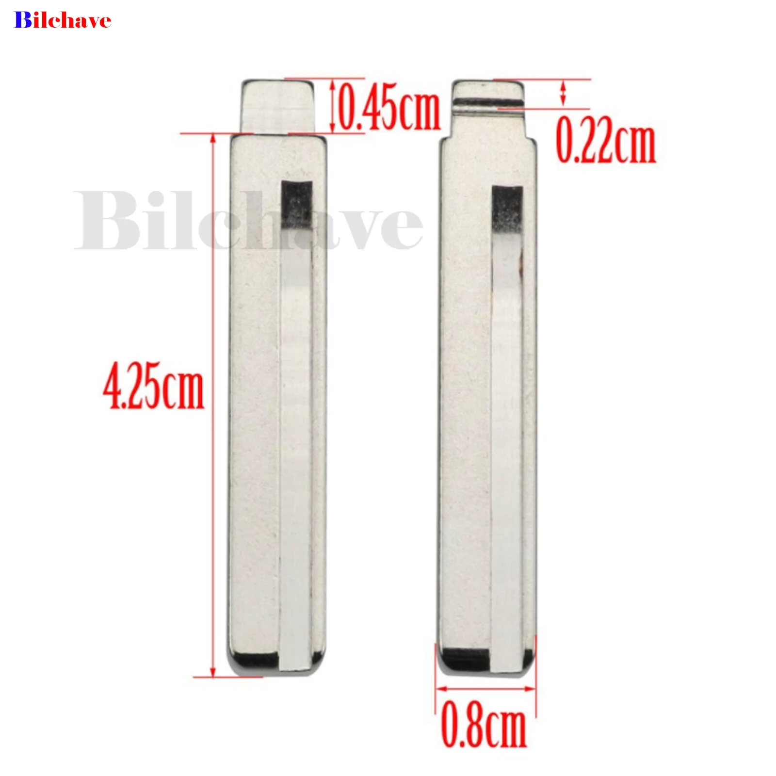 Jingyuqin 1/10pcs Flip Remote Car Key Uncut Blade For Mistra Hyundai Elantra Accent Ix35 IX45 I30 Solaris Tucson I20 Santa Fe - view 3