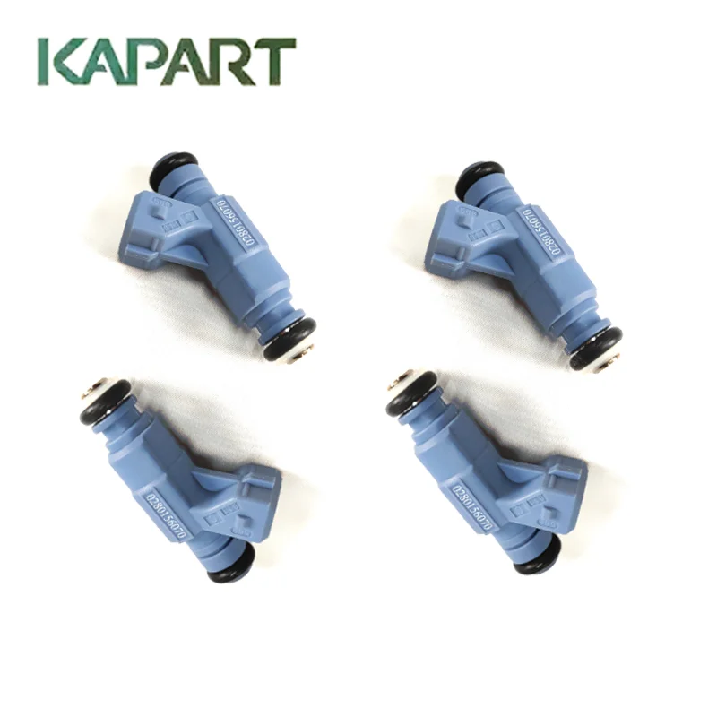 

4 шт. 0280156070 Клапан топливной форсунки 06B133551N подходит для VW PASSAT Audi A4 A46 SKODA SUPERB EXEO 1,6 2,0 1998-2005 0280156071