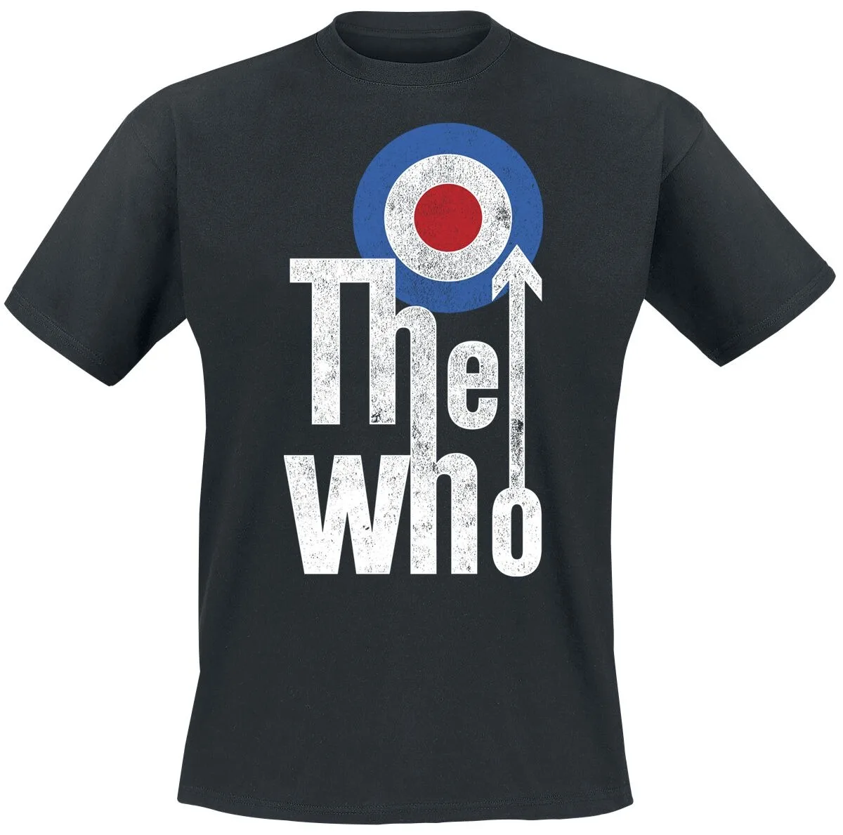 The Who Classic Target Logo Print T-shirt Men Women Rock Band Unisex Short Sleeve Tee