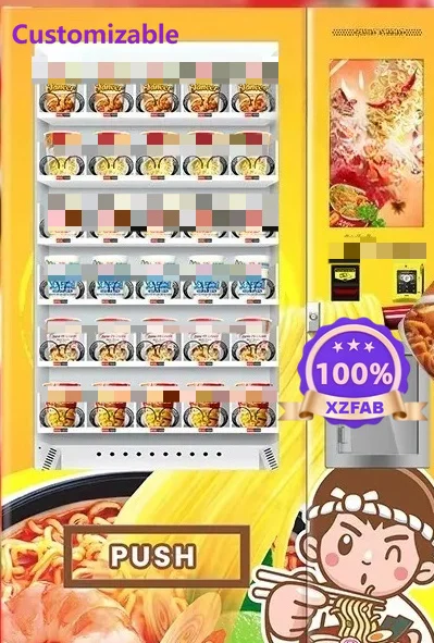 Factory Direct 2026 Shopping Mall Cup Noodles Vending Machine For Sale Commercial Automatic Unmanned Self Service 24 Hour Smart