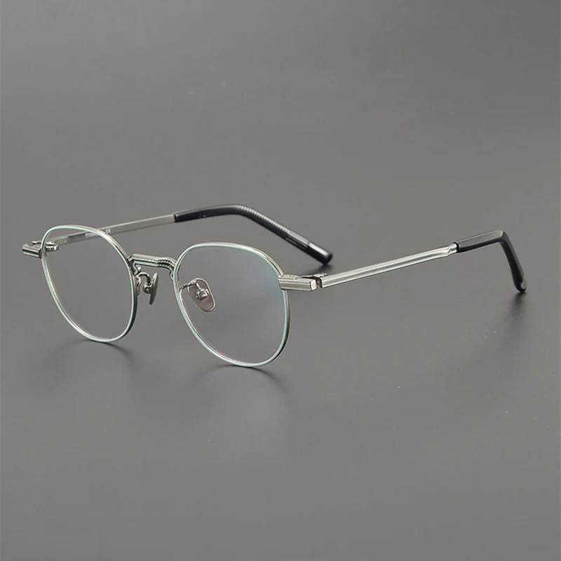 

Pure Titanium Ultralight Retro Oval Eyeglasses Men Optical Prescription Glasses Frame for Women Japanese Brand Design Eyewear