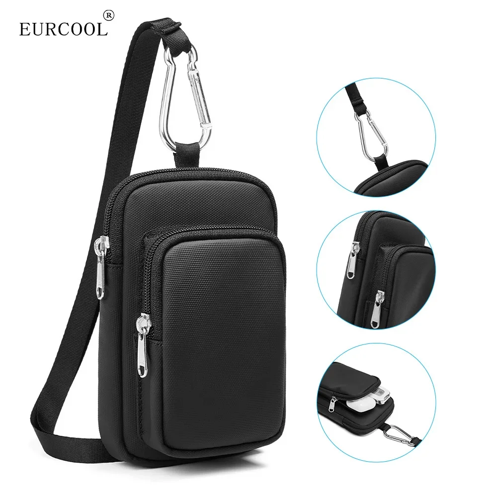 Bolsa de cintura para homens Bolsa masculina Camping ao ar livre Fanny Pack, cinto de homem, bolsa de telefone, bolsas, nova moda