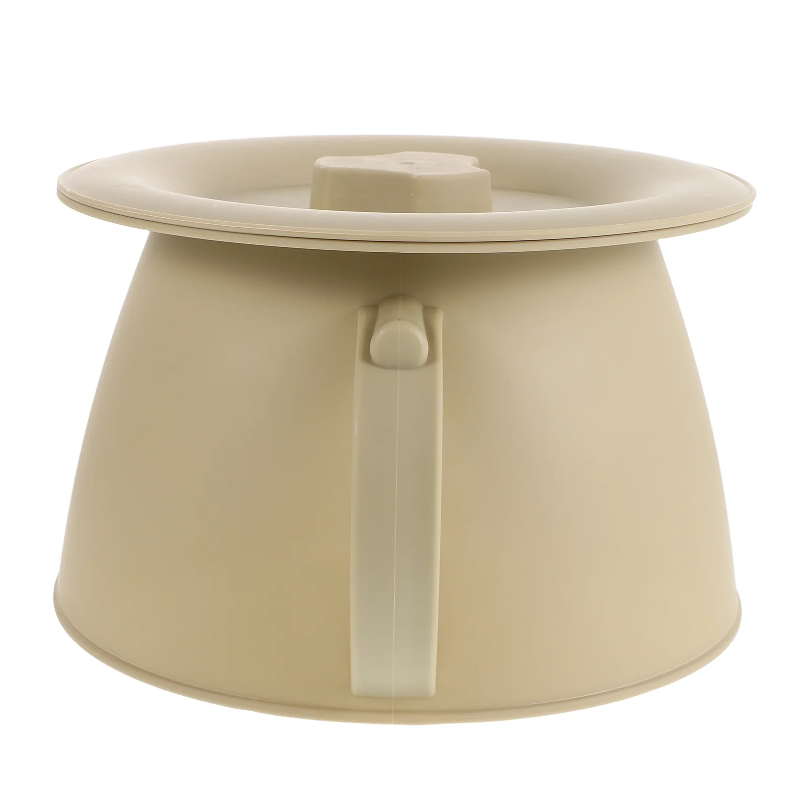 

Chamber Pot With Lid Heavy Duty Plastic Urinal Basin For Bedridden Elderly Portable Bedside Potty Unisex Urine