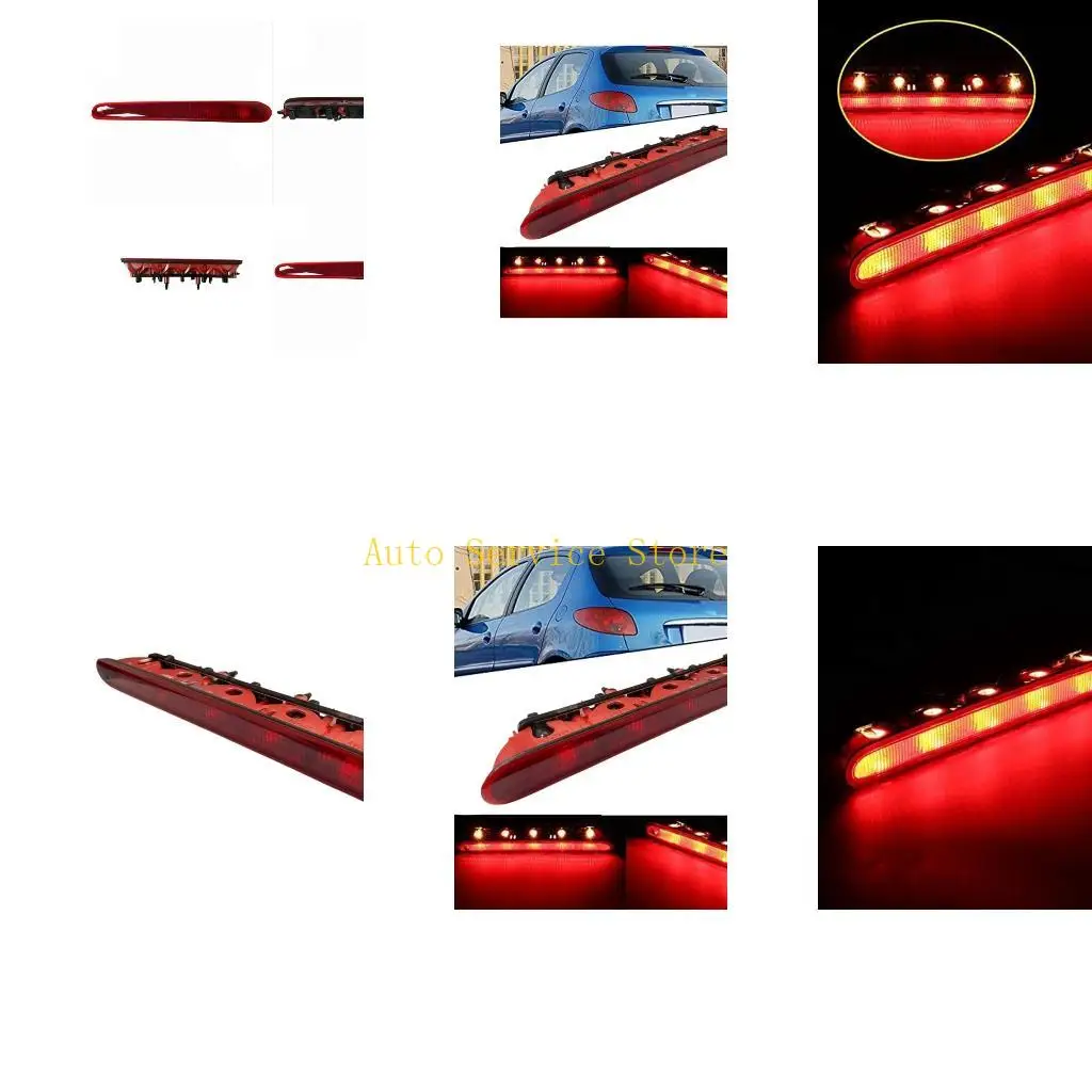 

462A 6351EL LED Tail Rear Brake Light High Mount 3rd Brake Light Lamp Replacement Third Stop Brake Lamp for 206 207