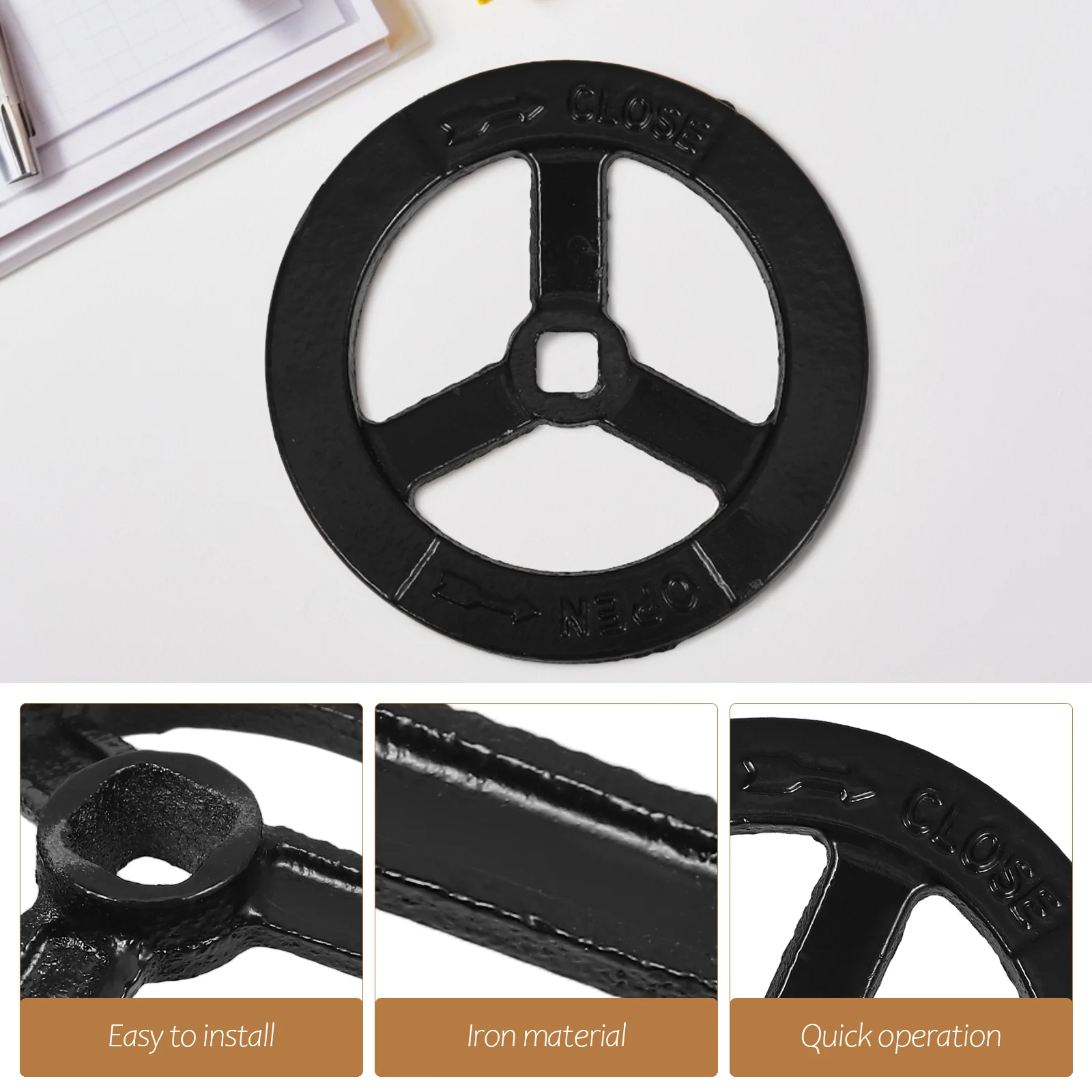 Mangueira de direção direcional universal para hidrante de incêndio interno alças válvulas de portão espessadas ao ar livre