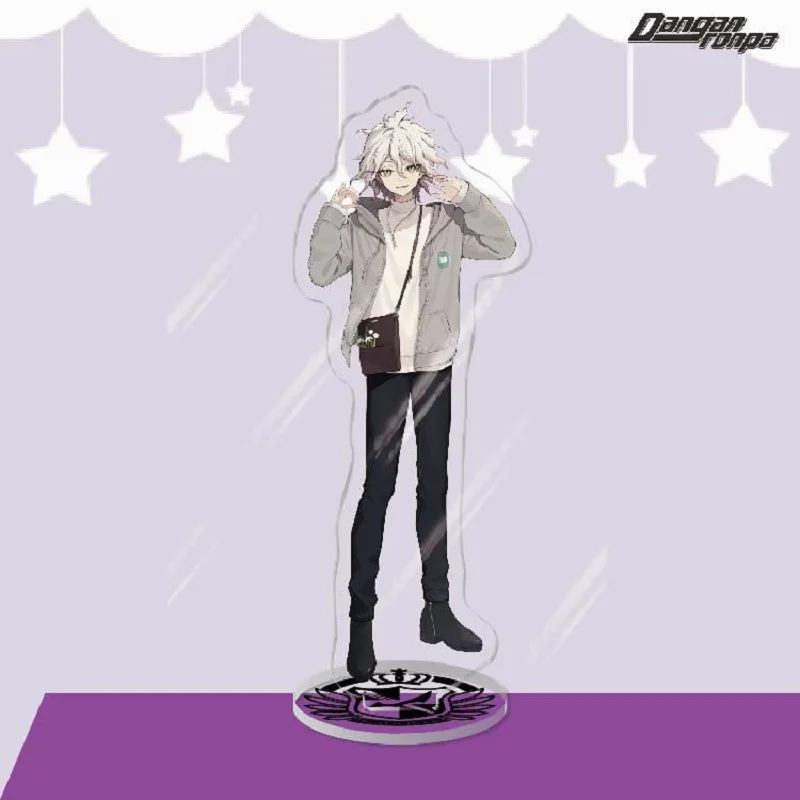 Danganronpa Anime Figures Oma Kokichi Nagito Komaeda Hinata Hajime Acrylic Stands Model Keychain Exquisite Tabletop Display Prop
