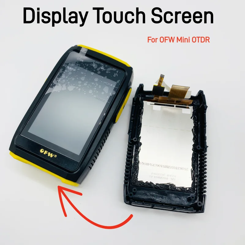 ftth-ofw-otdr-display-touch-screen-for-1550nm-ofw-mini-otdr-upper-cover-with-screen-ftth