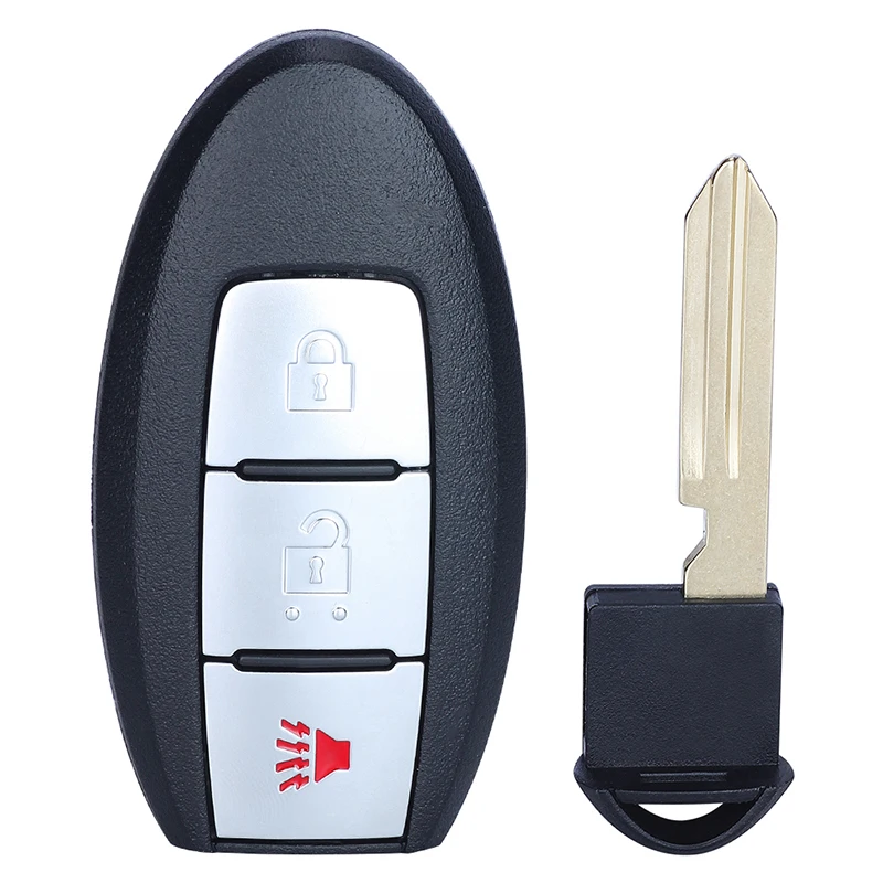 KEYECU 2 3 Przyciski 315MHz Chip ID46 do Nissan Tiida March Micra K13 Leaf Auto Smart Pilot Zdalnego Sterowania TWB1J701 85E3-1HH0D