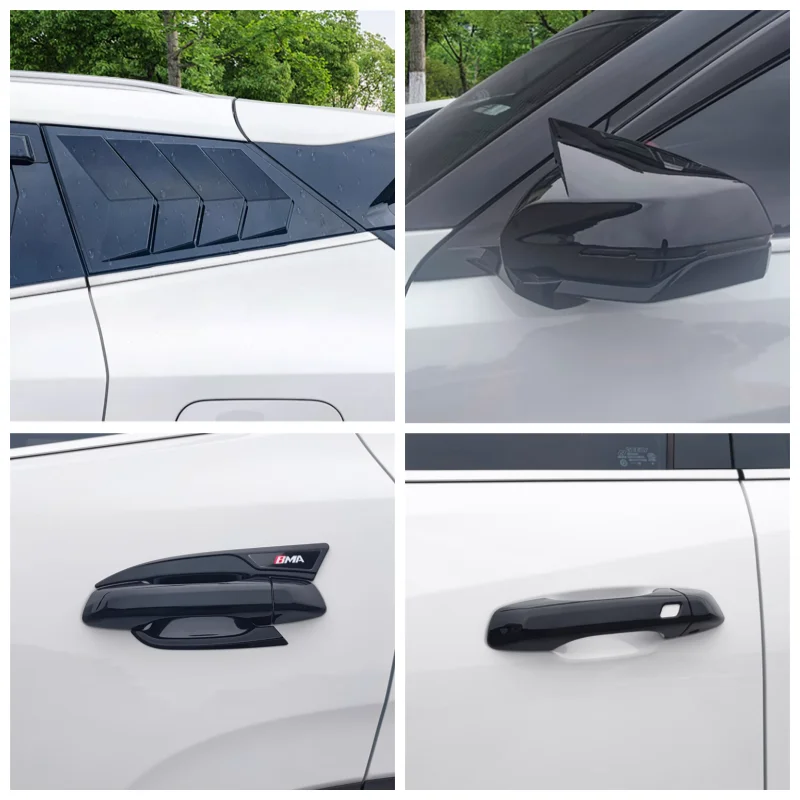 

For GEELY Atlas Cool 2023 2024 Exterior Accessories Car Door Handle Catch Rearview Mirror Caps Window Blind Protection Cover