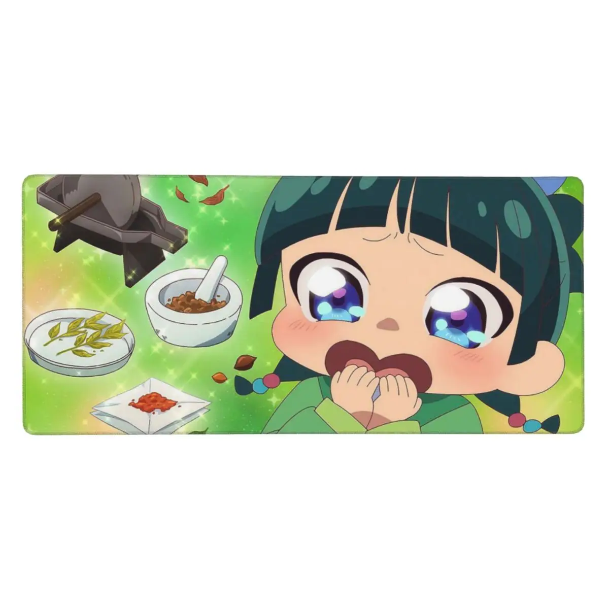 Anime The Apothecary Diaries Maomao Large Mouse Pad Computer Keyboard Mouse Mat Gaming PC Laptop Desk Mat Office Table Mats