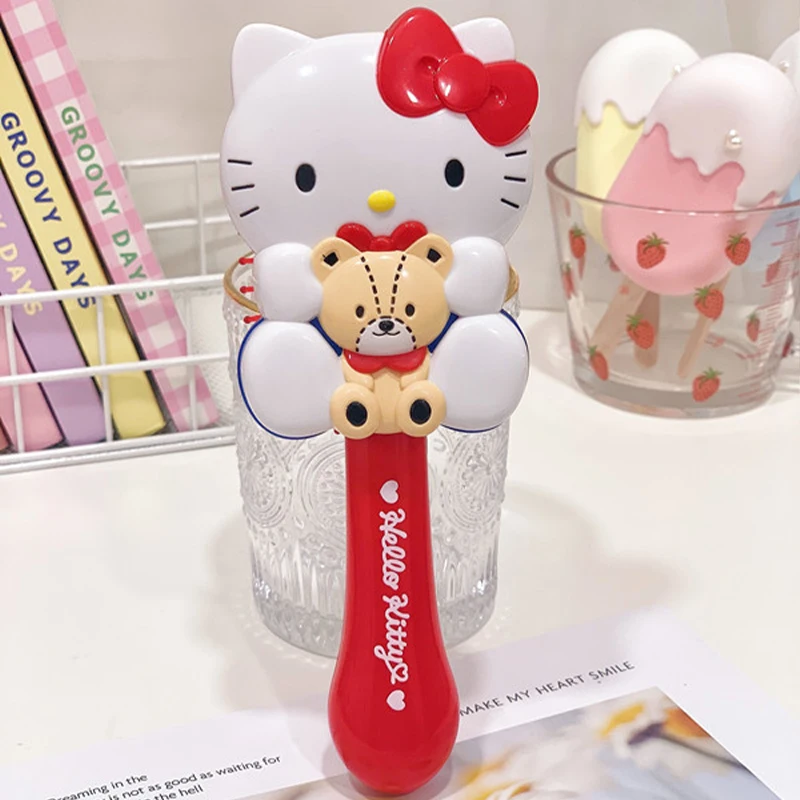 Sanrio Cartoon Hello Kitty Leuke haarborstel Antistatische peuterkam Haarborstel met luchtkussen Ontklitterborstel voor volwassenen en kinderen