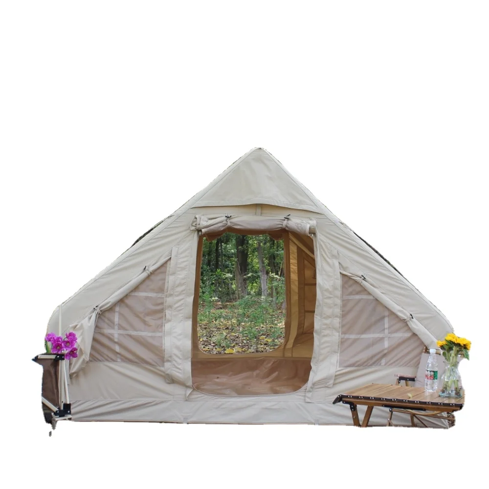 

Waterproof Inflatable Tent Luxury Cabin Terylene Tent Outdoor Camping 5-6 People Inflatable Camping Tent