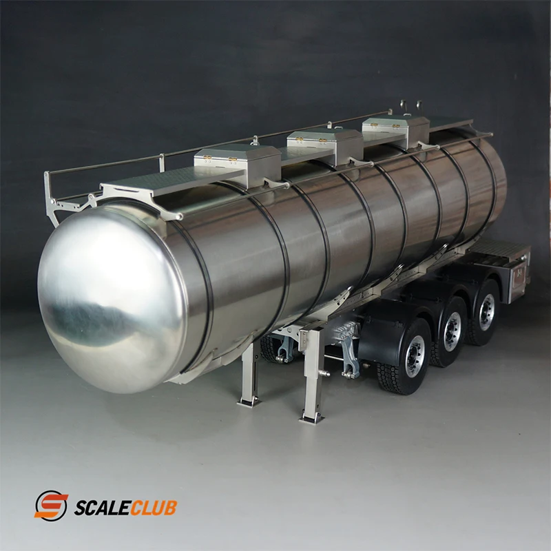 scaleclub Tamiya 1/14 metal tank trailer liquid transport trailer