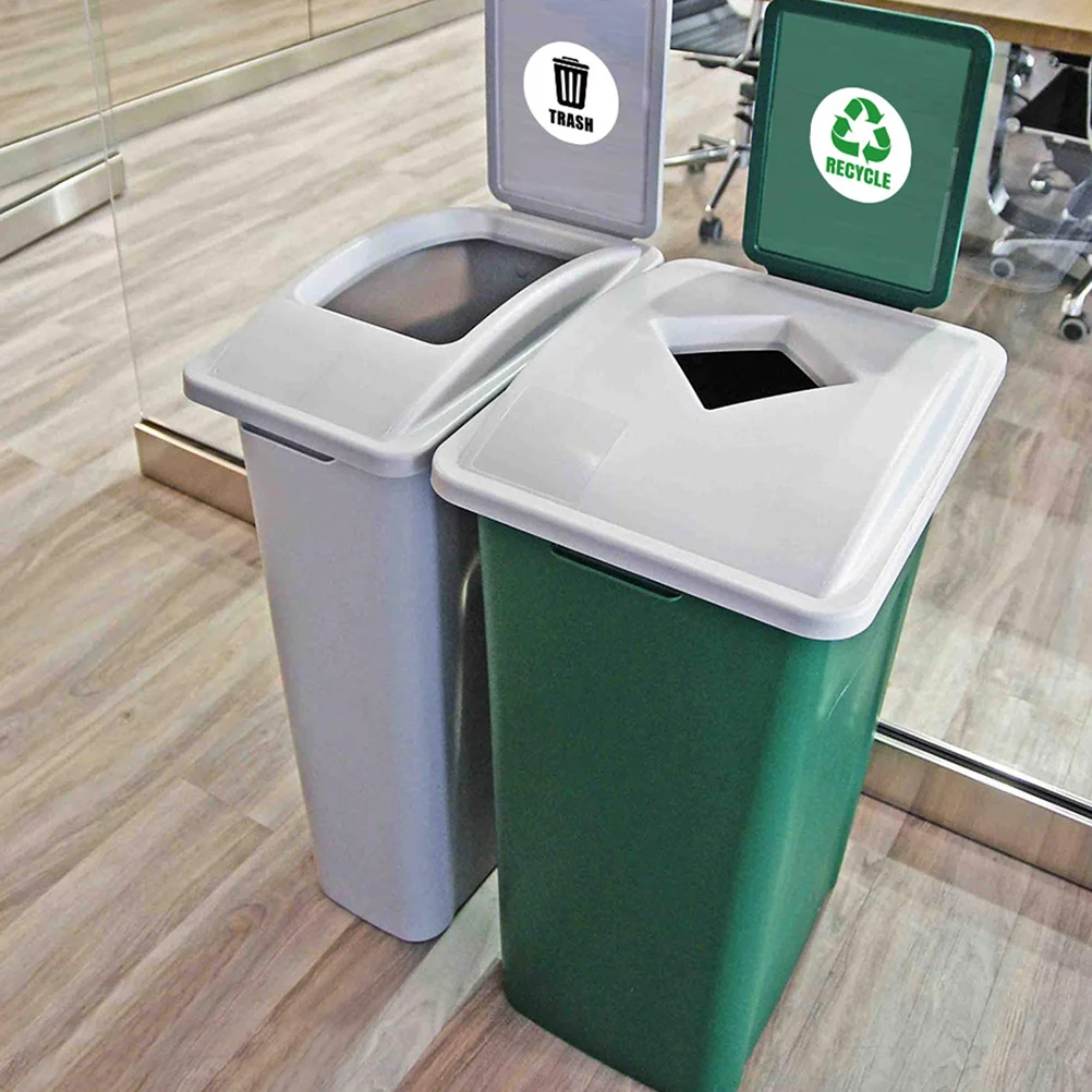 

Recycle Trash Can Decal Garbage Classification Label Sticker Labels Container Kitchen Bin