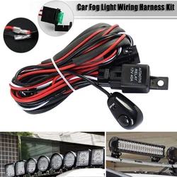 12Volt 40A Car Light Wire Set High Power One-Drive-Two Car Lamp Wire PureCopper Wire Group Car Spotlights Switch Wiring Group
