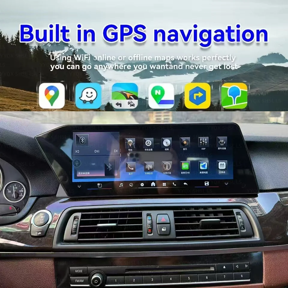 For BMW 5 Series X5 F15 X6 F16 2011 - 2019 Stereo Car Multimedia Player Android Radio Autoradio GPS Head unit  anti-glare Screen