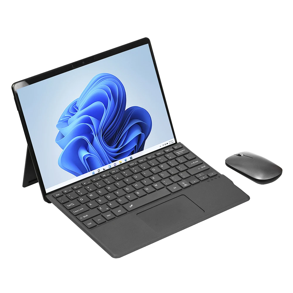 

Tablet Keyboard Bluetooth-Compatible 7 Color Backlight Touchpad Keyboard Ultra Slim Keyboard for Microsoft Surface Pro 8/9/10/X