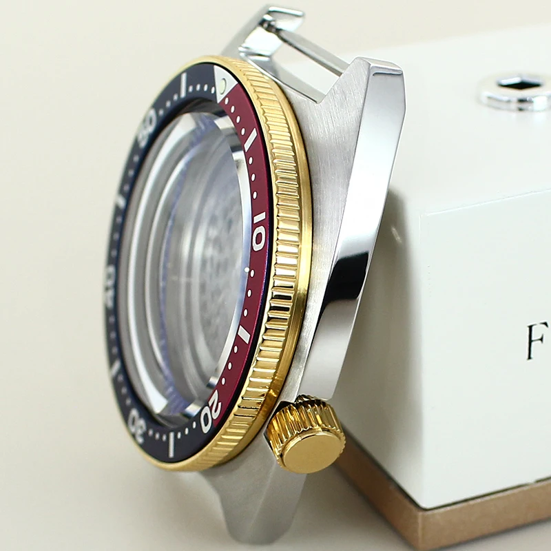 41mm Stainless Steel Watch Case Sapphire Crystal With chapters Ring For Turtle NH35 NH34 NH36 NH38 28.5mmDial Mod SKX Case Parts