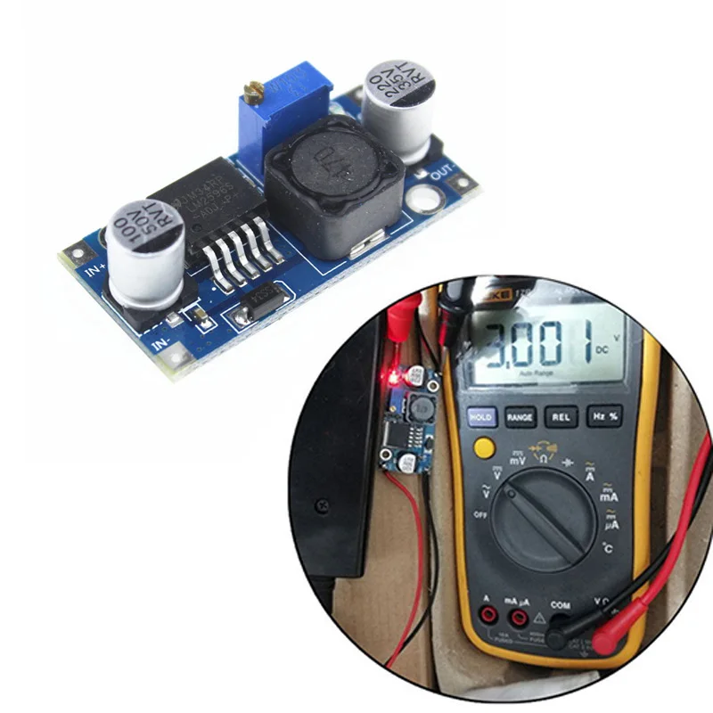 LM2596 DC-DC Step-down Power Supply Module DC Voltage Converter DC Regulator Adjusted the Voltage 3V-40V Output 3A current Max