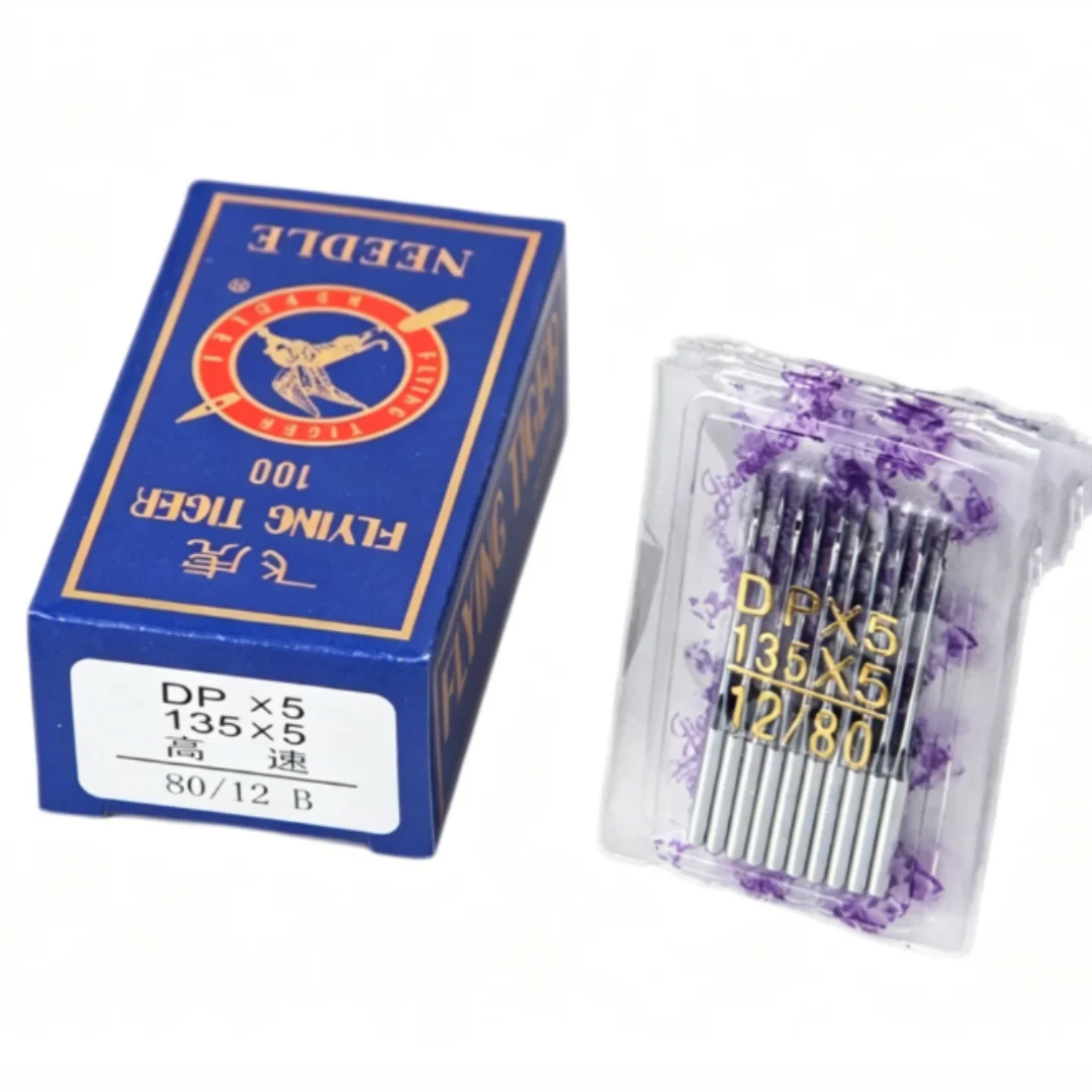 500PCS Flying Tiger DPX5 For Synchronous Car,DY Car,Double Needle Car,Articulated Flat Car,Thick Handle Big Head DP*5 Needle