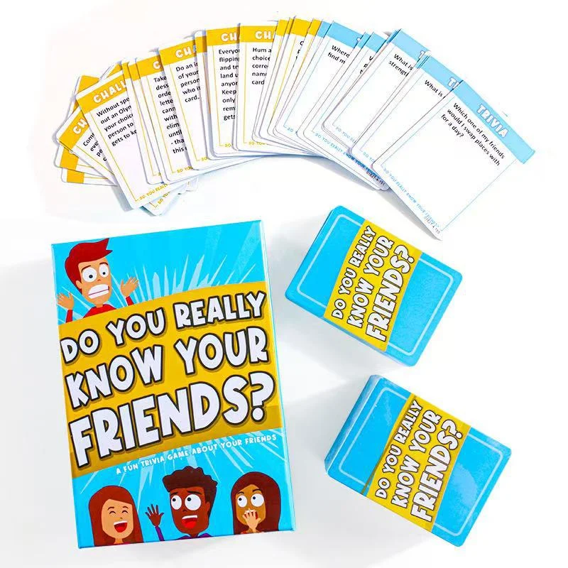 Multi‑Style English Board Game Cards, High Interaction for Family & Friends, Great for Party Family Gathering, Nice Gift