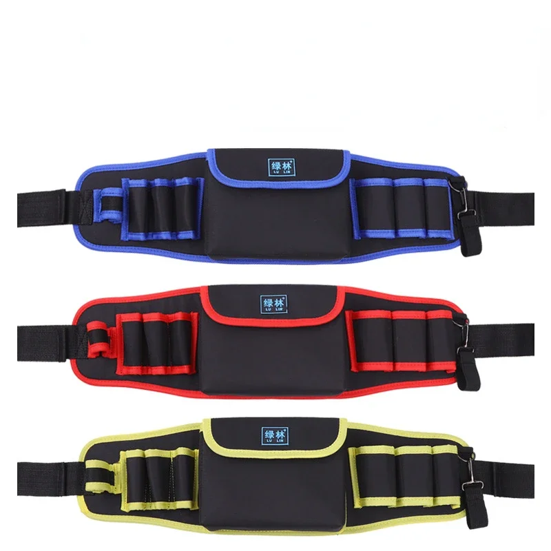 Best Selling Waterproof Oxford Tool Waist Bag Organizer Wholesale Multiple Function Belt Electrician Heavy Duty Tool Bag