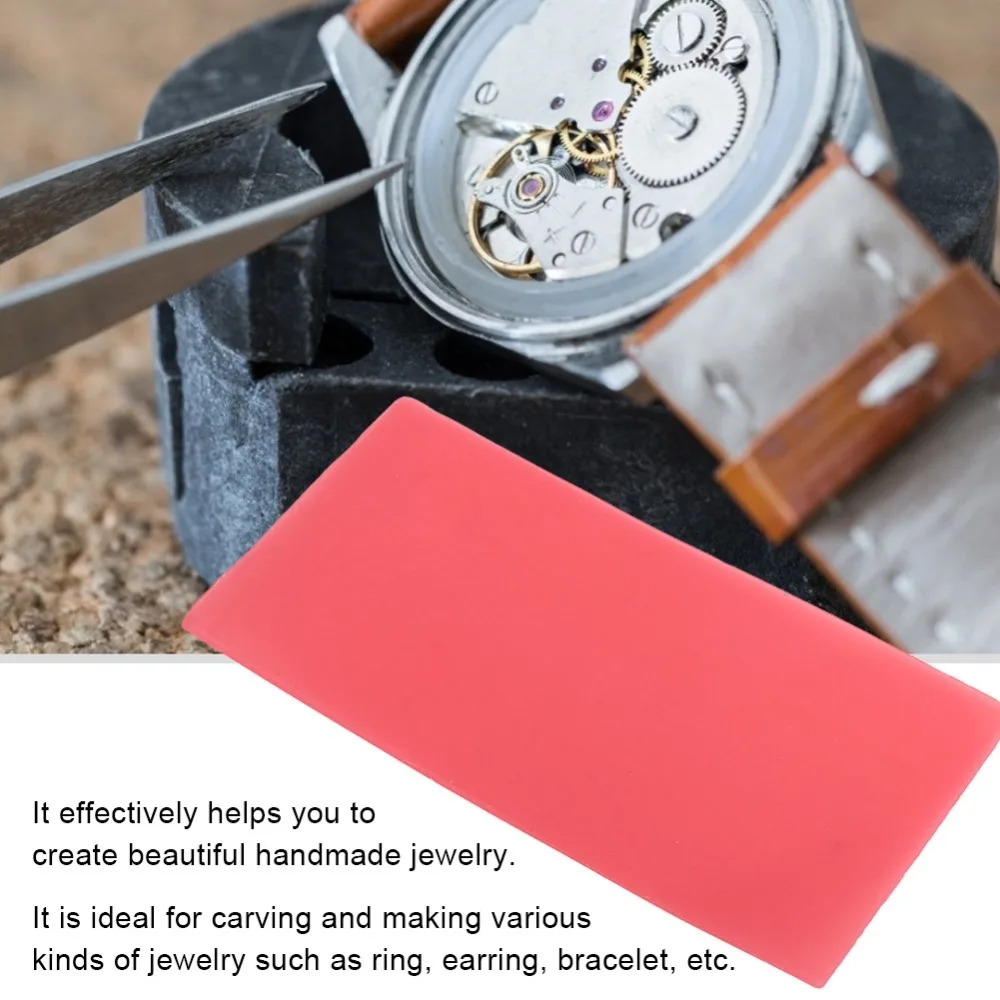 15/18Pcs Precision Red Color Jewelry Carving Wax 1.3/1.5/2.0mm Utility Wax Sheets Base Plate Wax Crafting Jewelry