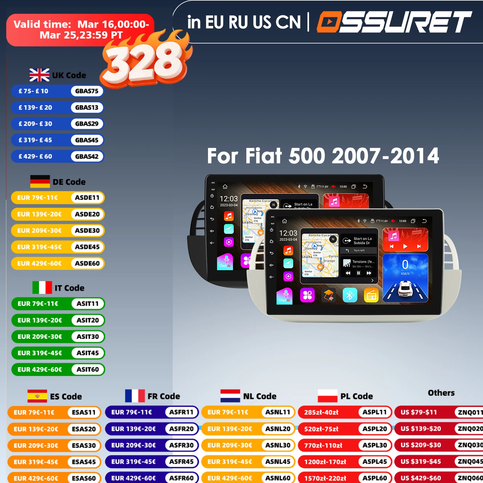 4G Carplay 2Din And…