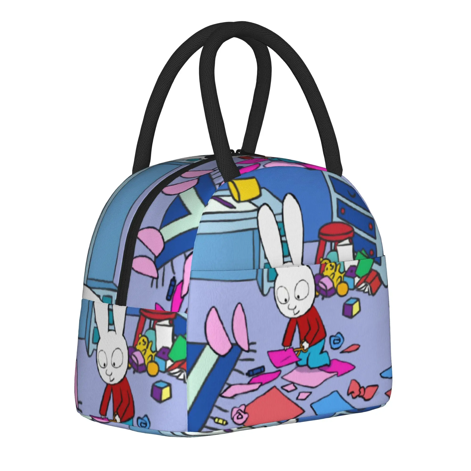 Simon Super Rabbit Product Insulated Lunch Bag For Office  Food Storage Bag Portable Cooler Thermal Lunch Box