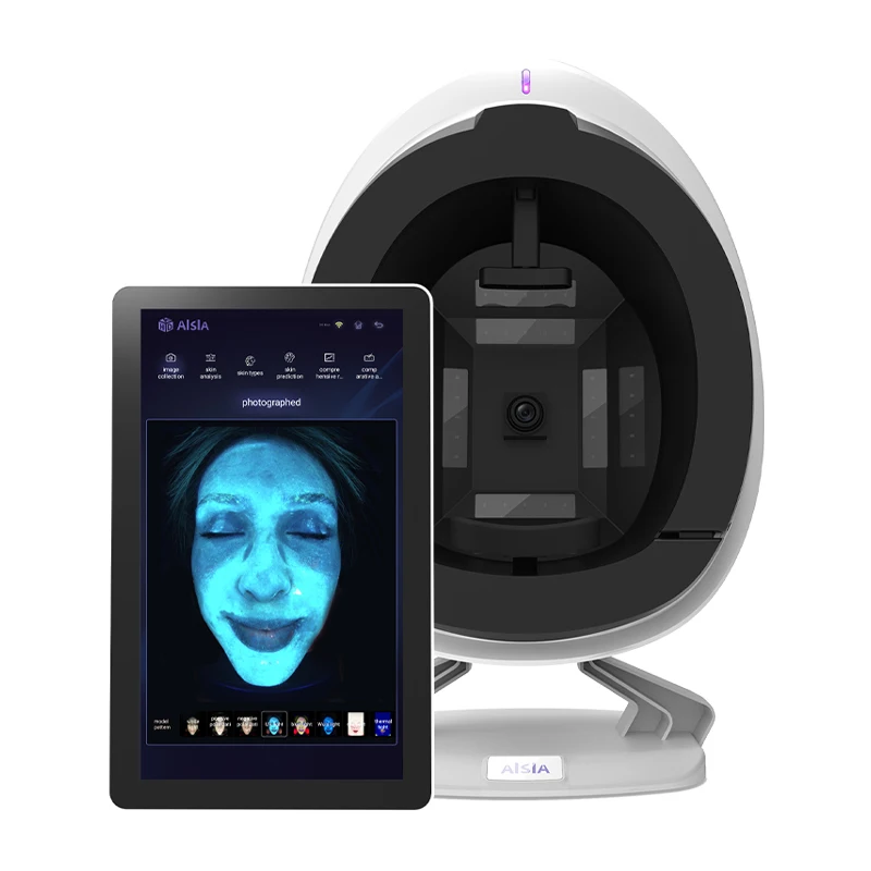AISIA Q1 3D AI analizator skóry skaner twarzy kompleksowe wykrywanie problemów skóry diagnostyka profesjonalny sprzęt kosmetyczny