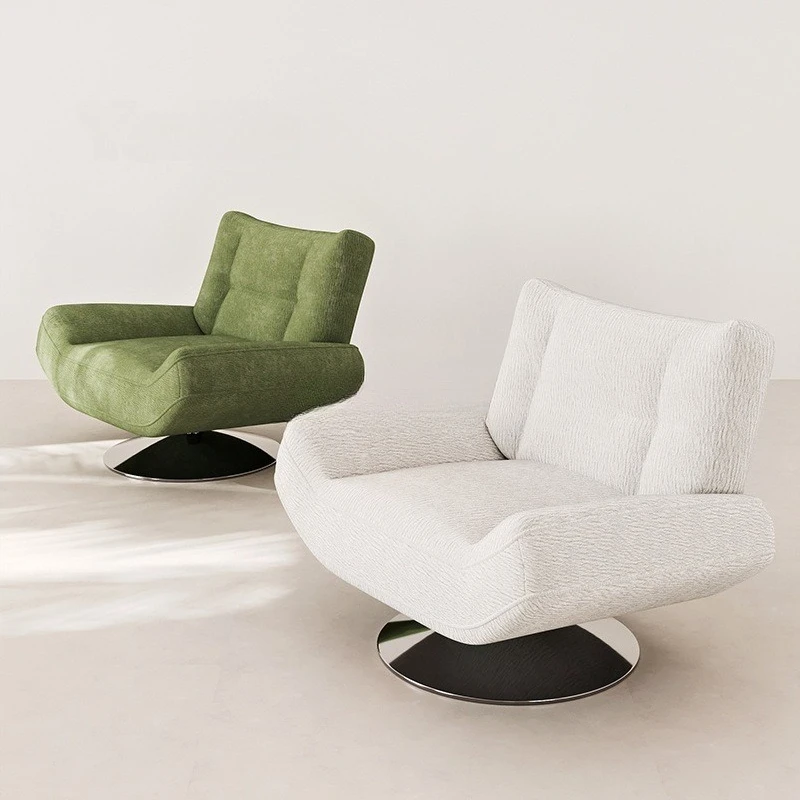 Rotating single sofa Modern simple living room Home leisure chair