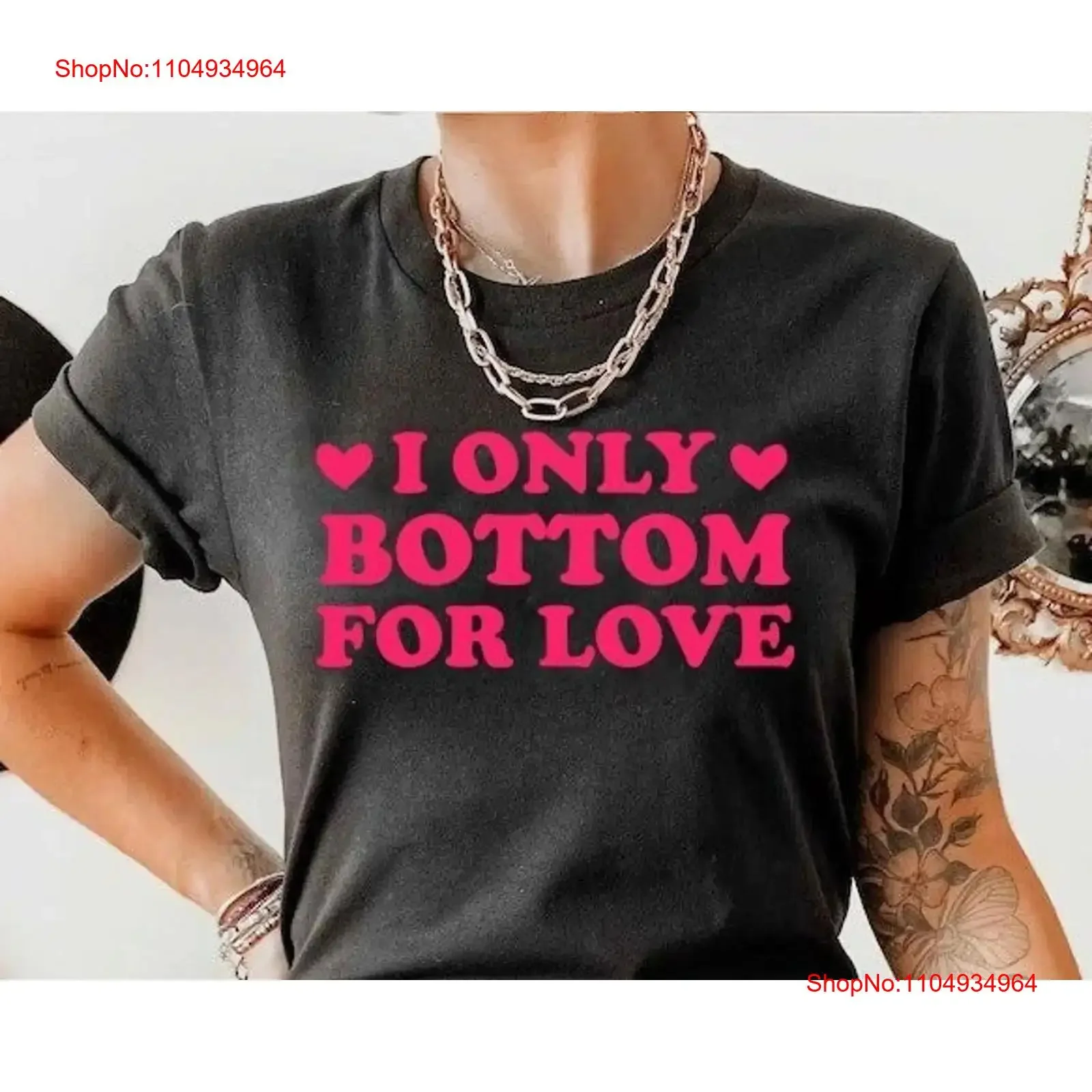 

Я только нижняя часть для любви, забавная рубашка lgbtq гордость, топ для геев, пара лесбиянок, wlw, сапфик, бисексуальная, женская, винтажная, стираная, повседневная, универсальная