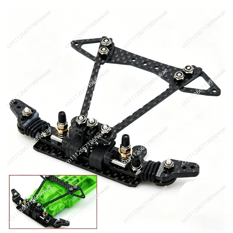 Homemade Mini 4WD Carbon Fiber CNC Kit MS/MSL/VZ Internal Suspension Car Swing Track Fish Head Pivot Sliding with Screw