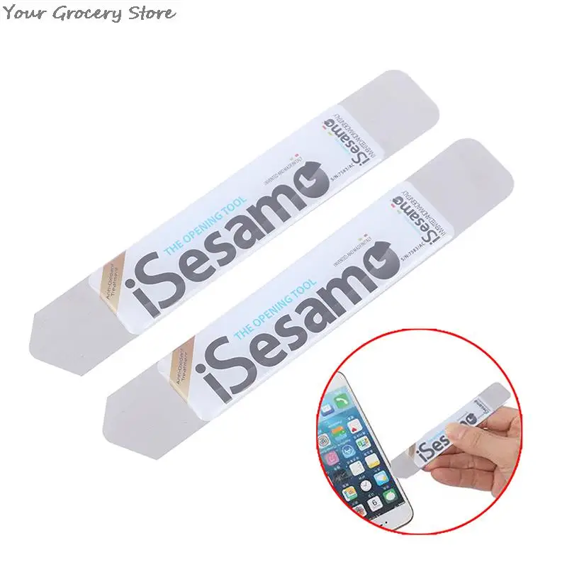 2Pcs Stainless Steel Blade Soft Thin Pry Spudger Cell Phone Tablet Screen Battery Opening Tools For Samsung IPhone IPad Opener