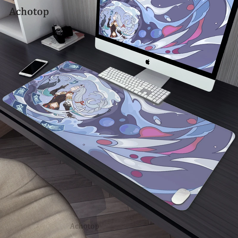 

Pc Gamer Genshin Impact Mouse Pad Gaming Anti-slip Mousepad XXXL Large Rubber Desk Mat Keyboard Pads Speed Mouse Mat 900x400mm