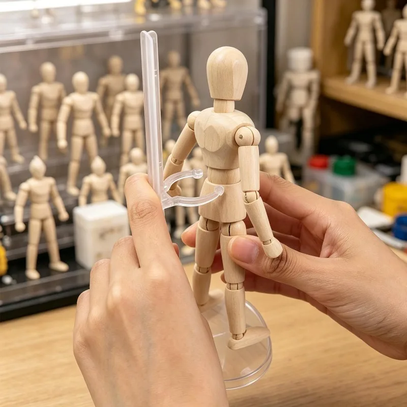 10-100PCS Translucence Dolls Stand High Quality Figure Display Holder Toy Model Accessories view 6