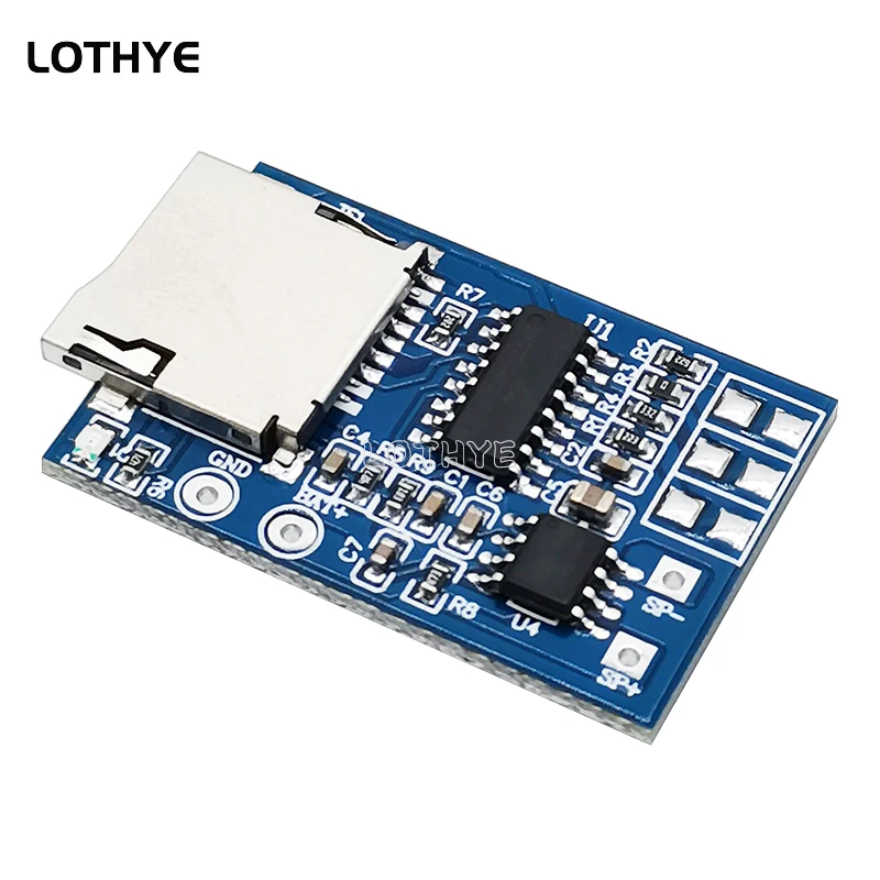 GPD2846A TF Card MP3 Decoder Board 2W Amplifier Module for Arduino GM Power Supply Module