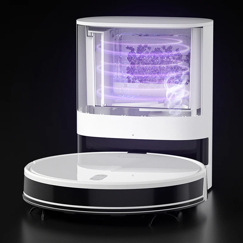 مكنسة كهربائية روبوتية تويا 2023 مكنسة كهربائية مع محطة فارغة ذاتية مع ممسحة Mi Essential Lydsto G2