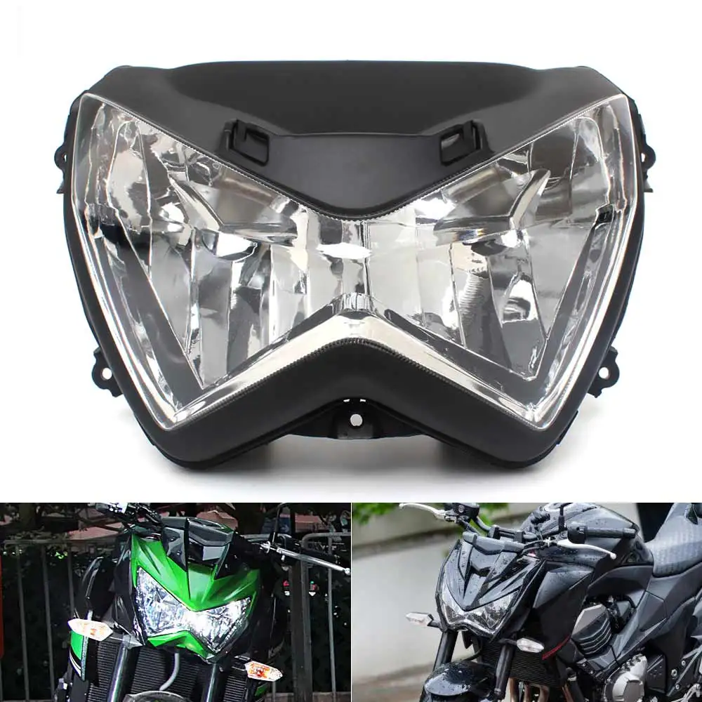 

Motorcycle Front Head Light Lamp Shell Case Headlight Assembly Housing Kit For Kawasaki Z800 Z250 Z300 2013-2016 Accessories