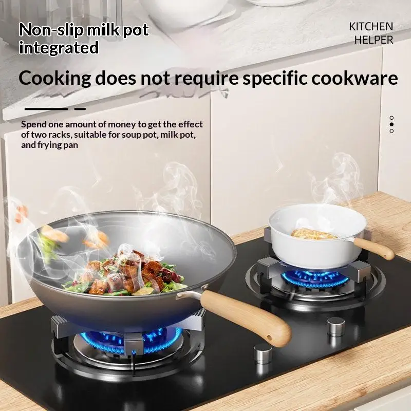 Replacements Universal Gas Stove Stand Anti-skid 4 Claws Gas Stove Bracket Anticorrosive Cast Iron Gas Stove Cooker Ring Home