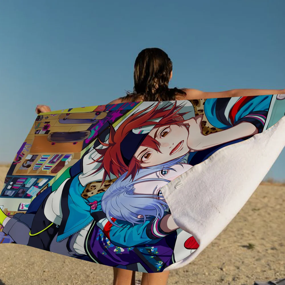 Hot Anime Sk8 The Infinity Big Microfiber Beach Towels Quick Dry Towel Sand Beach Towels Pool Towel For Travel Swim Pool Yoga