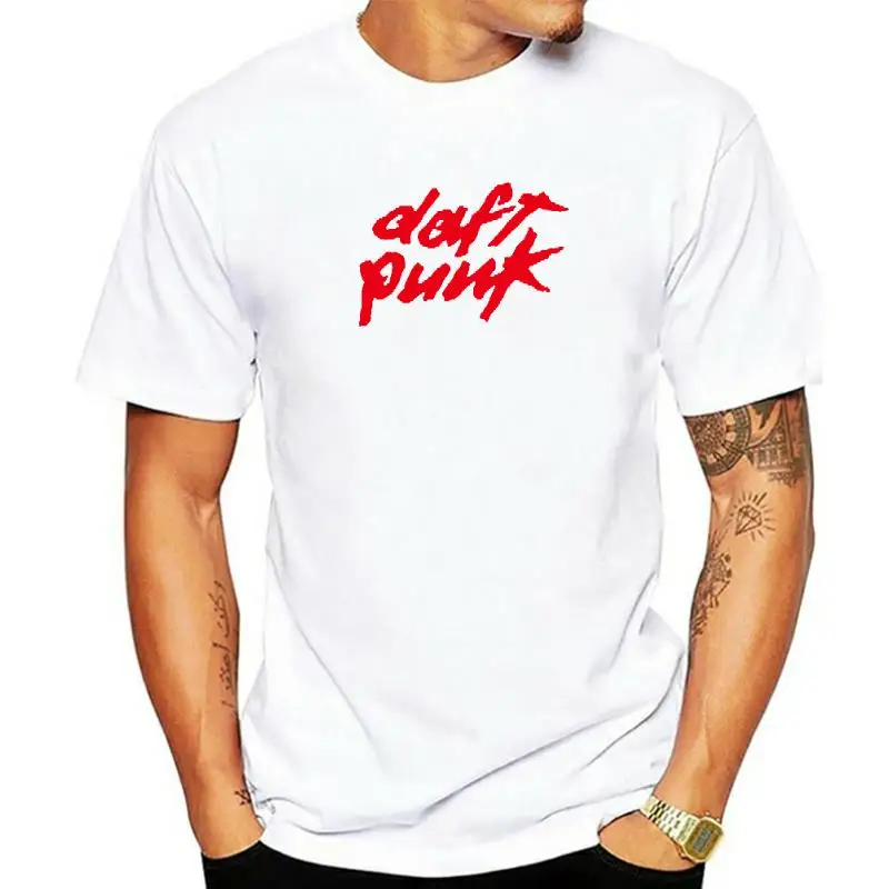 Daft Punk T Shirt Random Access Memories Tshirt French Electronic Cotton Pure Short Sleeve Crew Neck Basic Tee Tops