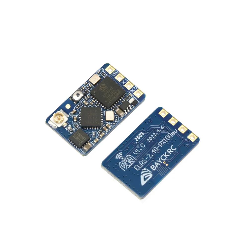 BAYCK ExpressLRS 2.4GHz/915MHz Nano Receiver With T Antenna IPEX1 100mW For FPV Racing Drone RC Plane Fixed Wing UART Spare Part