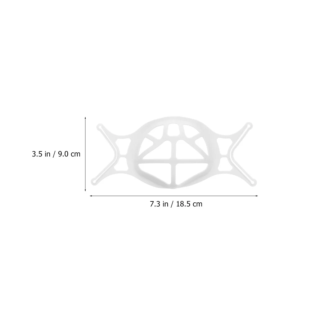 4Pcs Mask Inner Bracket Breathable Support Durable Material Practical Face Curve Design Easy to Use Portable Mask Bracket