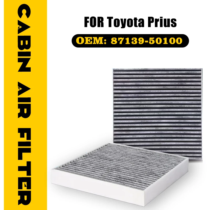 

Car Activated Carbon Air Filter For Toyota Prius 2009-2015 XW30 ZVW30 2010 2011 2012 2013 Conditioner Accessories 87139-50100